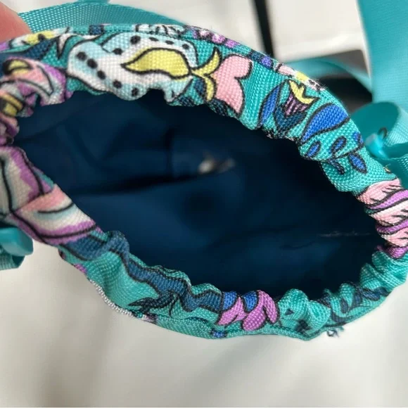 NWOT Vera Bradley Lighten Up Water Bottle Holder- Peacock - Picture 3 of 3